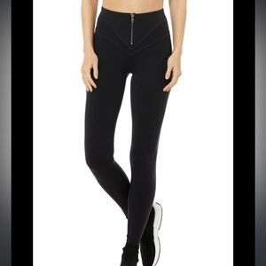 Alo Yoga black airbrush elite leggings